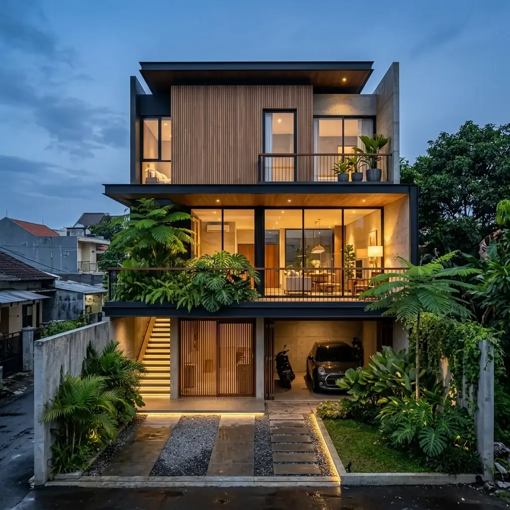 Panduan Desain Rumah Split Level Minimalis Lowokwaru Malang